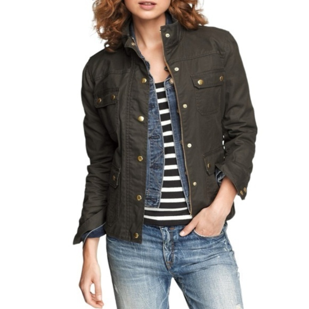 J. Crew Black Downtown Field Utility Jacket  seen on TV’s Grey’s Anatomy SZ XS